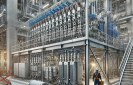 DALL·E 2025-02-26 11.18.19 - A realistic and professional image of an infrastructure construction site showcasing electrical and mechanical installations. The scene includes worke
